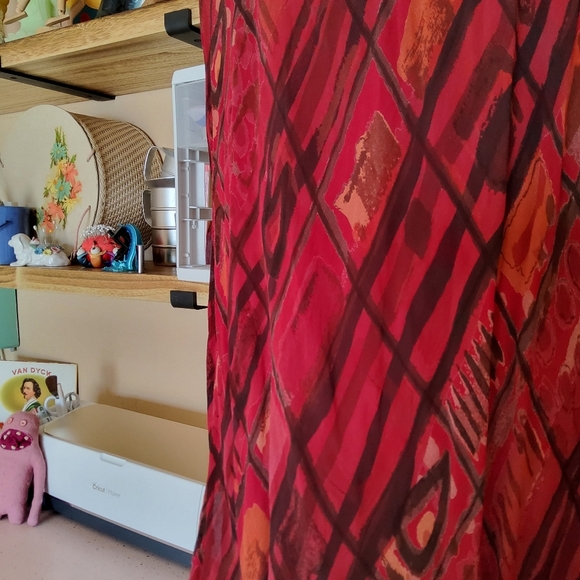 VNTG 90s/00s Sacred Threads Bias Cut Slinky Rayon Maxi Dress Sexy Summer Sz M/L - Picture 2 of 8